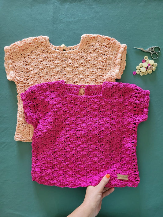 3. REMERA MAGNOLIA (Tejida a pedido - PRE ORDER)