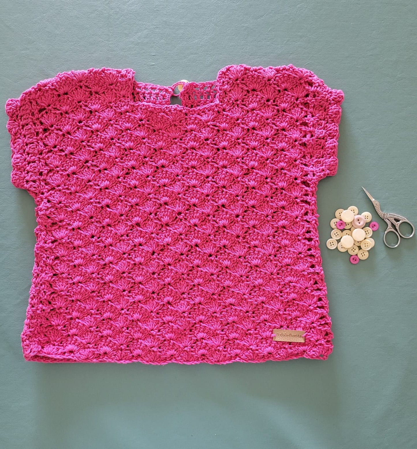 2. PATRON DE TEJIDO - REMERA MAGNOLIA